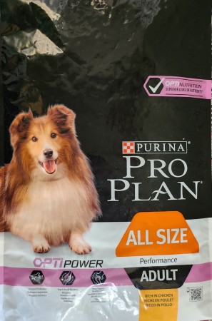 Purina Pro Plan All Sizes Adult Optipower 14kg Smaksgaranti!