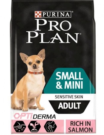 Purina Pro Plan small/mini Adult Optiderma 7kg Smaksgaranti!